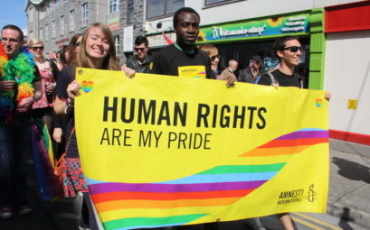 Pride marches in Dublin and Galway, August 2012.